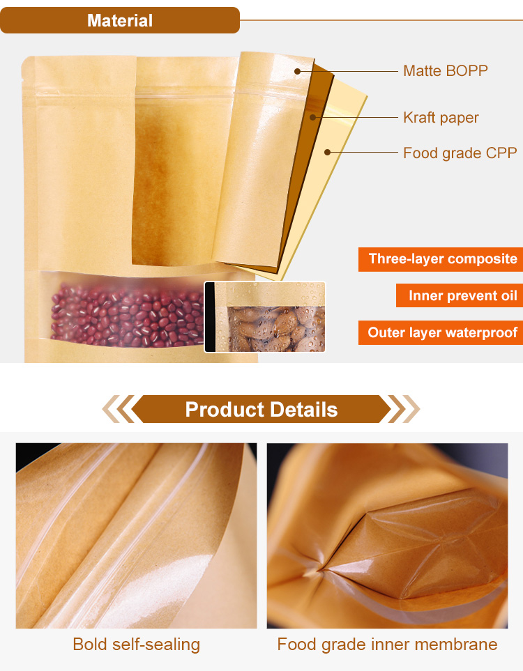 Stand Up packaging Bag